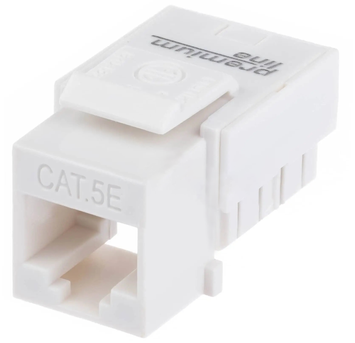 Модуль Premium Line Keystone RJ-45 UTP cat.5e White (105111010) 18168/33666 фото