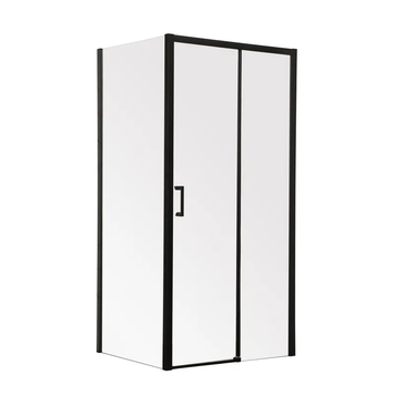 Душова кабіна без піддону MIXXUS PREMIUM DIVERSE SC03-100x80x195-TR BLACK прозоре скло 6мм (MI6866) MI6866 фото