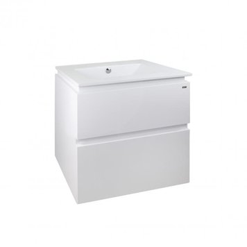 Комплект Qtap Albatross 605х725х460 White тумба підвісна + раковина врізна QT0172TP600D3060CW SD00036097 фото