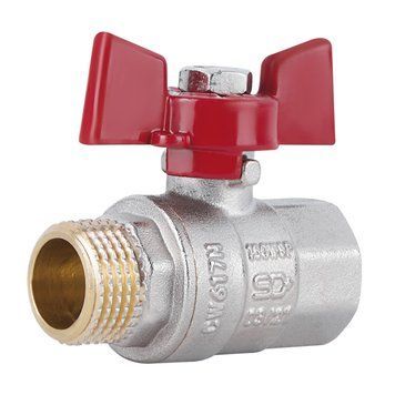 Кран шаровой Thermo Alliance Standart 1/2" ВН для воды (бабочка) SD607NW15PN40 SD00021332 фото