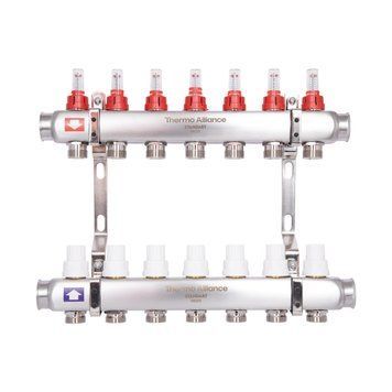 Колектор з витратомірами Thermo Alliance Standart 1" 7 виходів SD0047 SD00041506 фото
