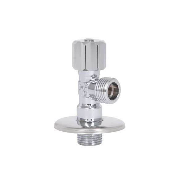 Кран угловой Thermo Alliance Standart (ручка шестигранник) с вент.буксой 1/2"Н х 1/2"Н SF3441515 SD00021097 фото