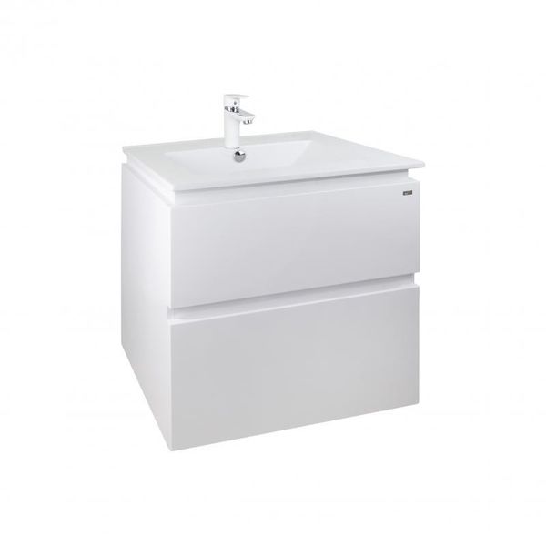 Комплект Qtap Albatross 605х725х460 White тумба підвісна + раковина врізна QT0172TP600D3060CW SD00036097 фото