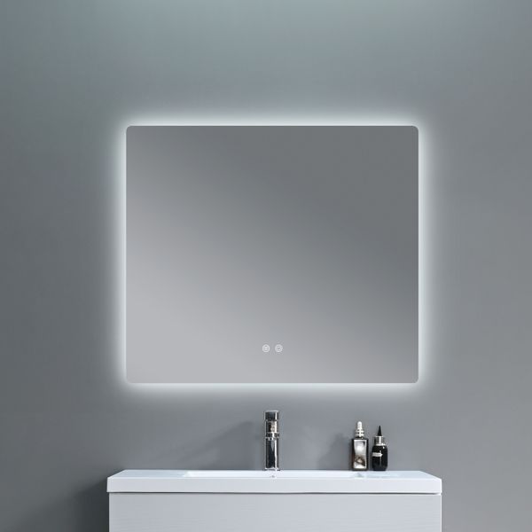 Зеркало Qtap Taurus (TA2) 1000&times;800 мм с LED-подсветкой Touch, с антизапотеванием, с диммером, рег. темп. цвета (3000-6500K) QTTAU100080048957 SD00055081 фото