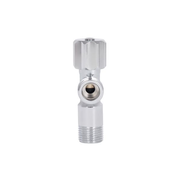 Кран угловой Thermo Alliance Standart (ручка шестигранник) с вент.буксой 1/2"Н х 1/2"Н SF3441515 SD00021097 фото