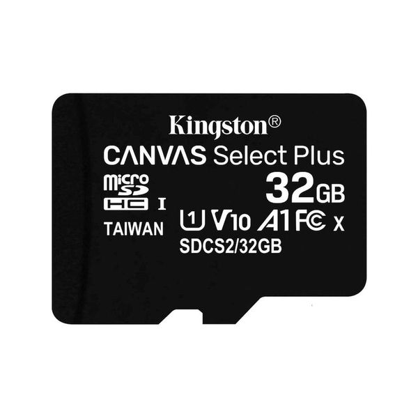 Карта пам'яті Kingston 32GB microSDHC class 10 UHS-I A1 (R-100MB/s) Canvas (SDCS2/32GBSP) 8617/10744 фото