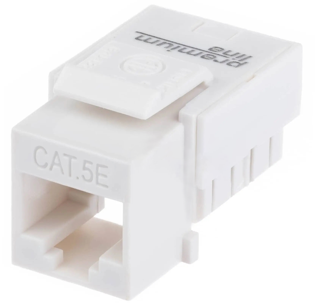 Модуль Premium Line Keystone RJ-45 UTP cat.5e White (105111010) 18168/33666 фото