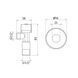 Кран угловой Thermo Alliance Standart (ручка шестигранник) с вент.буксой 1/2"Н х 1/2"Н SF3441515 SD00021097 фото 7