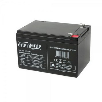 Акумуляторна батарея EnerGenie 12V 12Ah (BAT-12V12AH) 6912/3036 фото