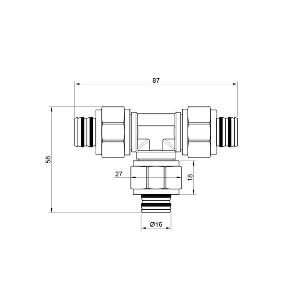 Трійник обтискний Icma 20 No546 SD00020734 фото