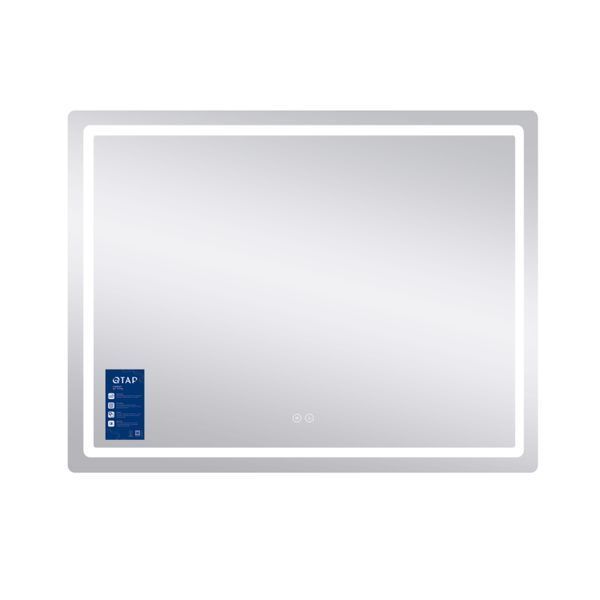 Зеркало Qtap Mideya (MI1) 1200х800 с LED-подсветкой Touch, с антизапотеванием, диммером, рег. яркости QT2078F12080 SD00054584 фото
