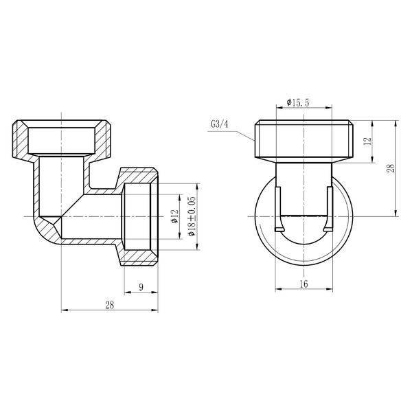 Уголок обжимной Thermo Alliance Forte 20 SF173W2020 SD00031075 фото