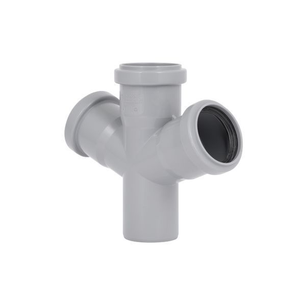 Крестовина канализационная Ostendorf-OSMA HT-System PLUS d50/50/50/50&times;67&deg; SD00057206 фото