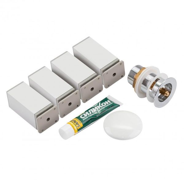 Комплект Qtap Albatross 710х825х460 White тумба підлогова + раковина врізна QT0171TN700D3070CW SD00043780 фото