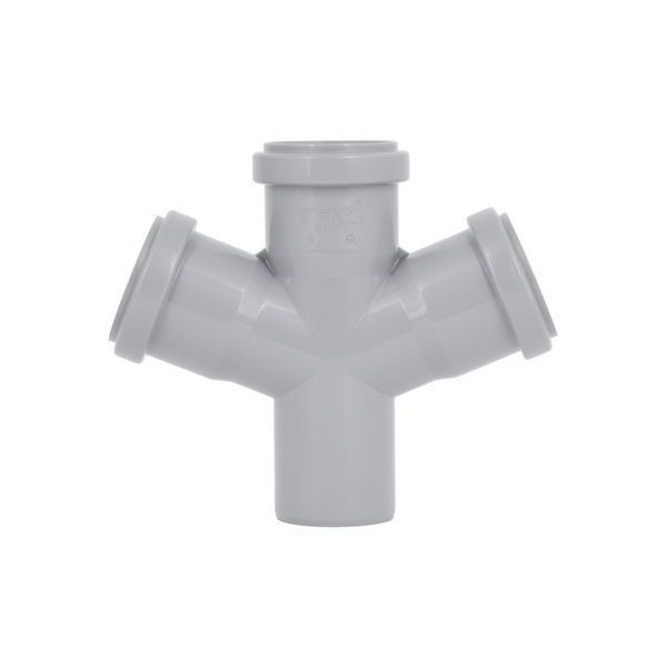 Крестовина канализационная Ostendorf-OSMA HT-System PLUS d50/50/50/50&times;67&deg; SD00057206 фото