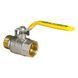 Кран шаровой KOER KR.215.G - 1" FM ГШВ YELLOW, ручка "рычаг" желтая (KR0124) KR0124 фото 2