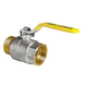 Кран шаровой KOER KR.215.G - 1" FM ГШВ YELLOW, ручка "рычаг" желтая (KR0124) KR0124 фото 1