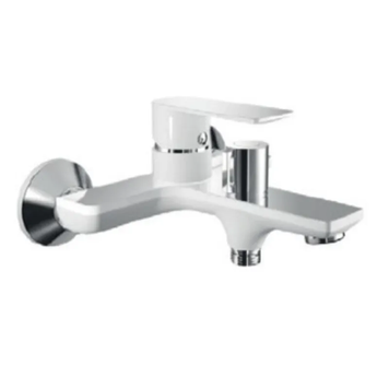 Змішувач для ванни HAIBA ALEX 009 EURO WHITE-CHROME (Колір білий хром) (HB9568) HB9568 фото