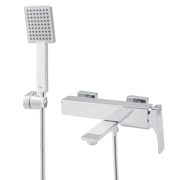 Змішувач для ванни з коротким виливом KOER KB-41010-01 (Колір хром) (KR3484) KR3484 фото