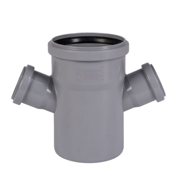 Крестовина канализационная Ostendorf-OSMA HT-System PLUS d110/50/110/50&times;67&deg; SD00057208 фото