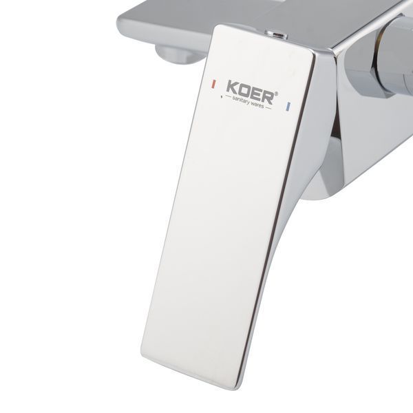 Змішувач для ванни з коротким виливом KOER KB-41010-01 (Колір хром) (KR3484) KR3484 фото