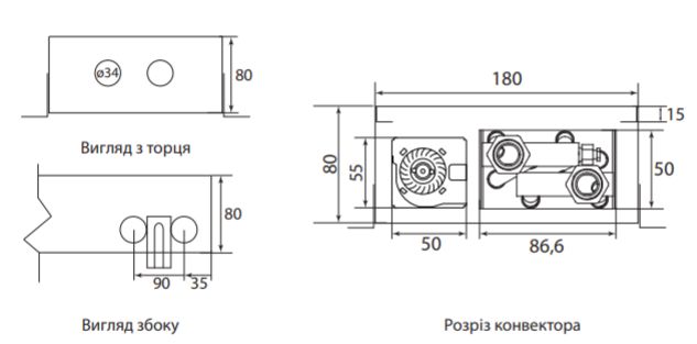 Конвектор FCF.8.180.80 Dynamic* 1435517497 фото