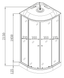 Бокс душевой без гидромассажа Mixxus STRONG SB02-90x90x215-GR SATIN с низким поддоном (MI6887) MI6887 фото 17