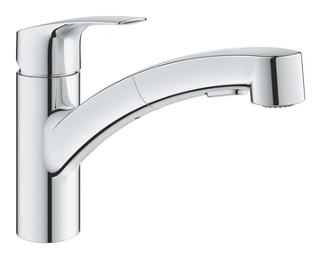 Смеситель для кухни с выдвижным изливом Grohe Eurosmart New (30305001) 30305001 фото