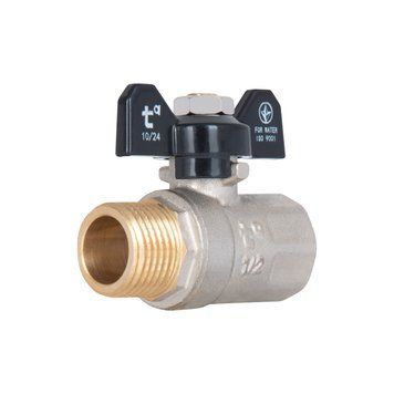 Кран шаровой Thermo Alliance Base 1/2" ВН для воды (бабочка) SD607W15 SD00002815 фото