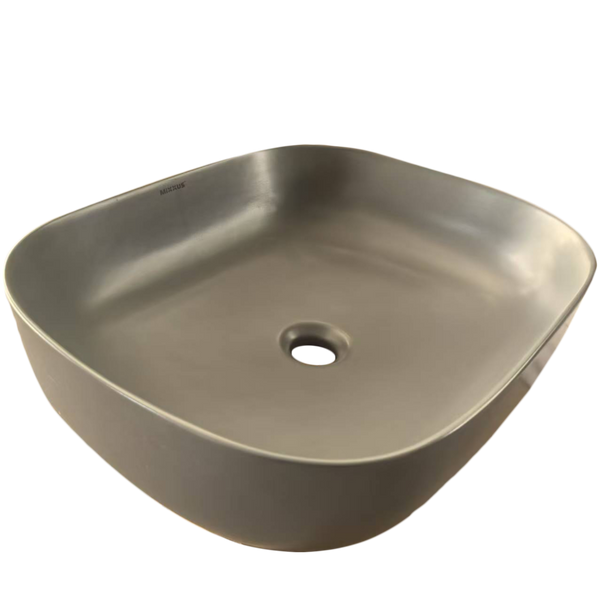 Раковина накладна MIXXUS PREMIUM DIVERSE-0115 GRAY 490x395x135mm (MP6650) MP6650 фото