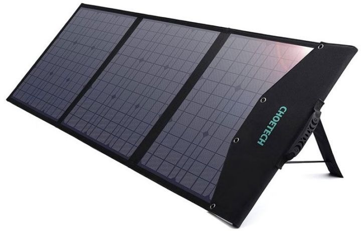 Портативна сонячна панель Choetech 120W Black (SC008) 51191/46820 фото