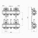 Колектор Icma 1" 5 виходів, з витратами NoK013 SD00005236 фото 2