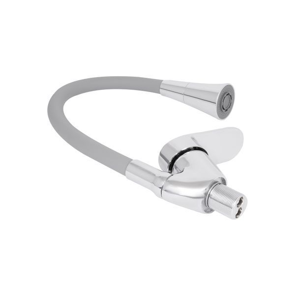 Смеситель для кухни Lidz Tani 008F3 с гибким изливом (k40) LDTAN008F3GCR39507 Chrome/Grey SD00045611 фото