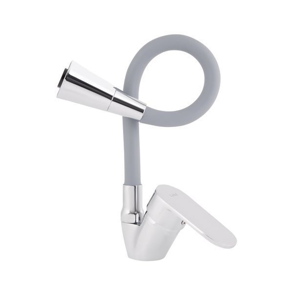 Смеситель для кухни Lidz Tani 008F3 с гибким изливом (k40) LDTAN008F3GCR39507 Chrome/Grey SD00045611 фото