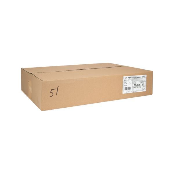 Тройник канализационный Ostendorf-OSMA HT-System PLUS d50/50/50&times;67&deg; SD00057156 фото
