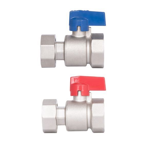 Комплект кранов шаровых Thermo Alliance Standart 1"ВВ прямой, PN40, с накидной гайкой TAS262RBW25 SD00054733 фото
