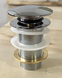 Донный клапан для раковины Koer PW-12-01 1 1/4'' без перелива автоматический СLICK-СLACK (Цвет хром) (KR5798) KR5798 фото 15