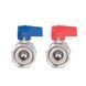 Комплект кранов шаровых Thermo Alliance Standart 1"ВВ прямой, PN40, с накидной гайкой TAS262RBW25 SD00054733 фото 5