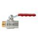Кран кульовий ГШВ KOER EXTREME KE.215-20 - 3/4" FM ручка "важіль" червона (KR5751) KR5751 фото 3
