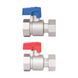 Комплект кранов шаровых Thermo Alliance Standart 1"ВВ прямой, PN40, с накидной гайкой TAS262RBW25 SD00054733 фото 10