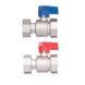 Комплект кранов шаровых Thermo Alliance Standart 1"ВВ прямой, PN40, с накидной гайкой TAS262RBW25 SD00054733 фото 3