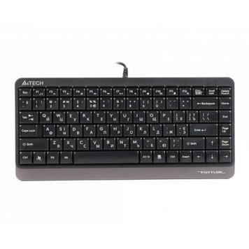 Клавіатура A4Tech Fstyler Compact Size keyboard, USB FK11 Grey A4Tech 14268-1 8638/14268 фото