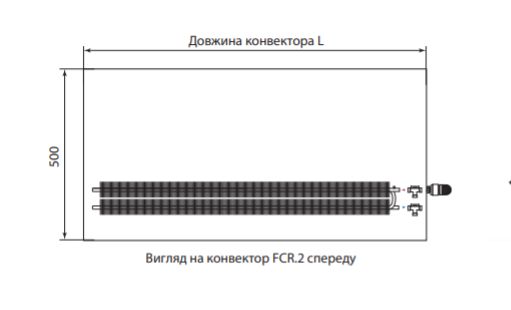 Настінний конвектор (радіатор) FCR.2 1435589478 фото