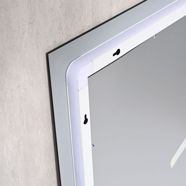 Зеркало Qtap Taurus (TA1) 800&times;700 мм с LED-подсветкой Touch, с антизапотеванием, с диммером, рег. темп. цвета (3000-6500K) QTTAU80070048954 SD00055078 фото