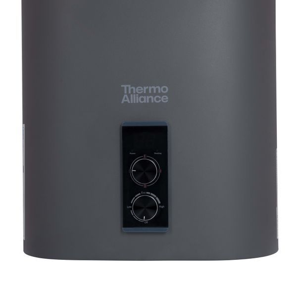 Водонагрівач електричний Thermo Alliance 80 л, Grey, плоский вертикальний, сухий ТЕН 2 кВт (0,8+1,2) DT80V20GPDD2G SD00055142 фото