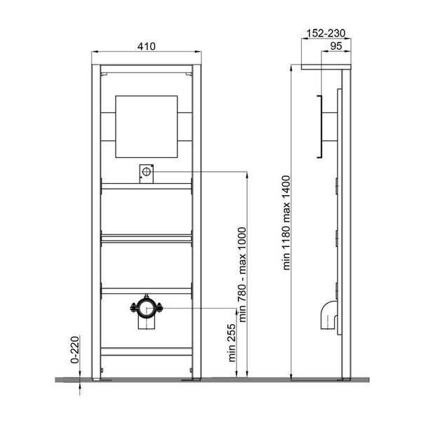 Инсталляция для писсуара Qtap Nest QT0188711U SD00045668 фото