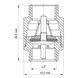 Клапан обратный Koer (никелированный) 1/2" (Koer KR.172.N) (KR2780) KR2780 фото 2