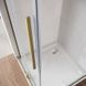 Двері у нішу Walk-In розсувні KOER SR SD07-120x200-R-TR-12 прозоре скло EASY CLEAN 8мм матове золото (KR5774) KR5774 фото 2