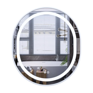 Зеркало Mixxus Premium ELLIPSE MV05-80x70-Reverse WHITE с Led Touch, Anti-fog, димером (3-6,5kK) (MP6645) MP6645 фото