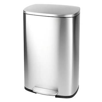 Відро для сміття з плавним закриттям прямокутне Mixxus Bevel-TC0112 SS Color 12л колір наржавійка (MI7087) MI7087 фото